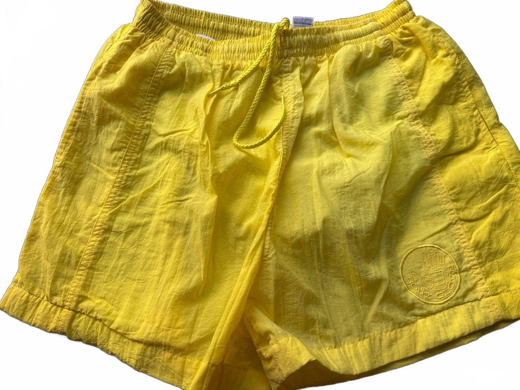 Vintage Body Glove Neon Yellow Swim Trunks M