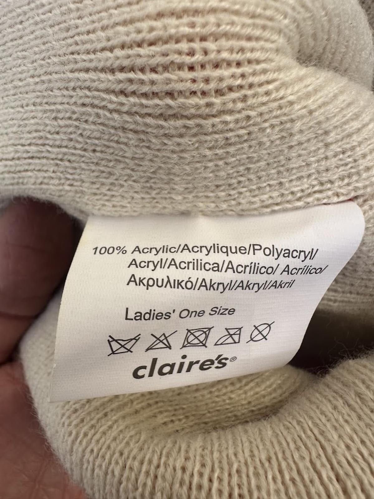 Claire’s Fox Knit Beanie Novelty Hat