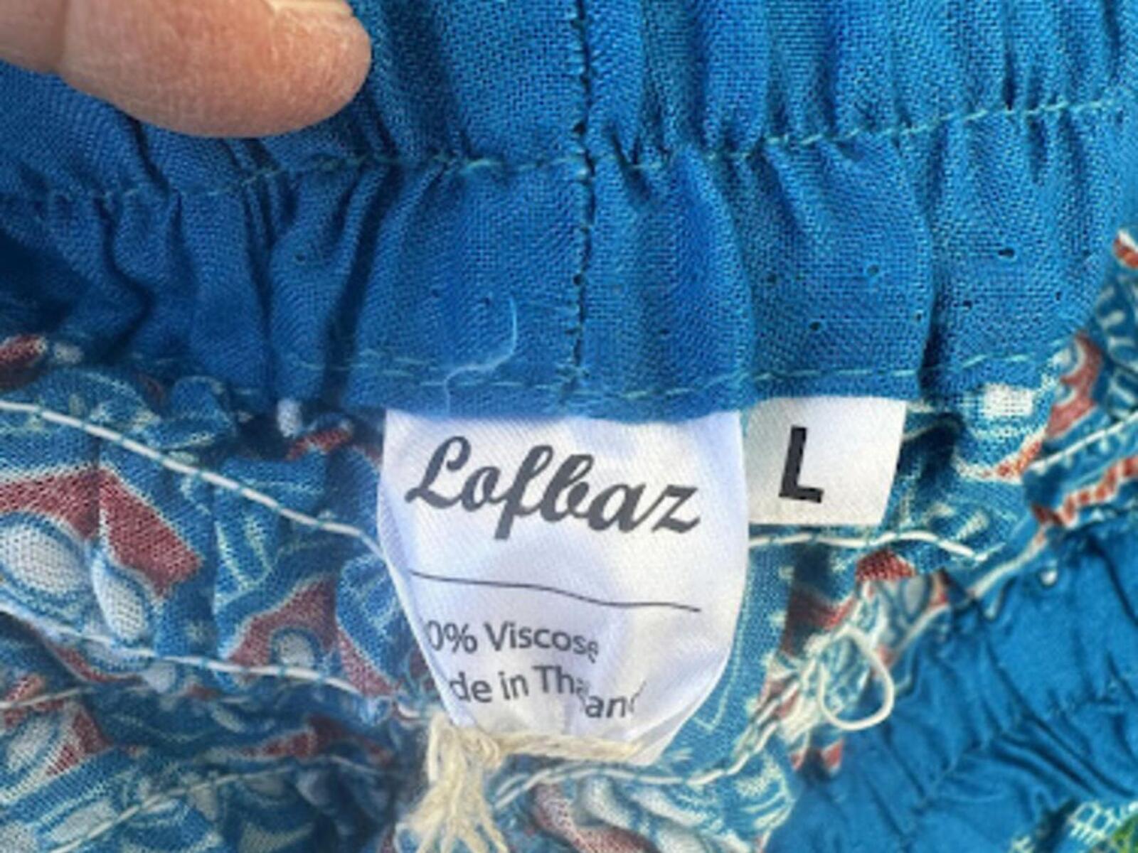 Lofbaz Peacock Print Harem Pants NWT