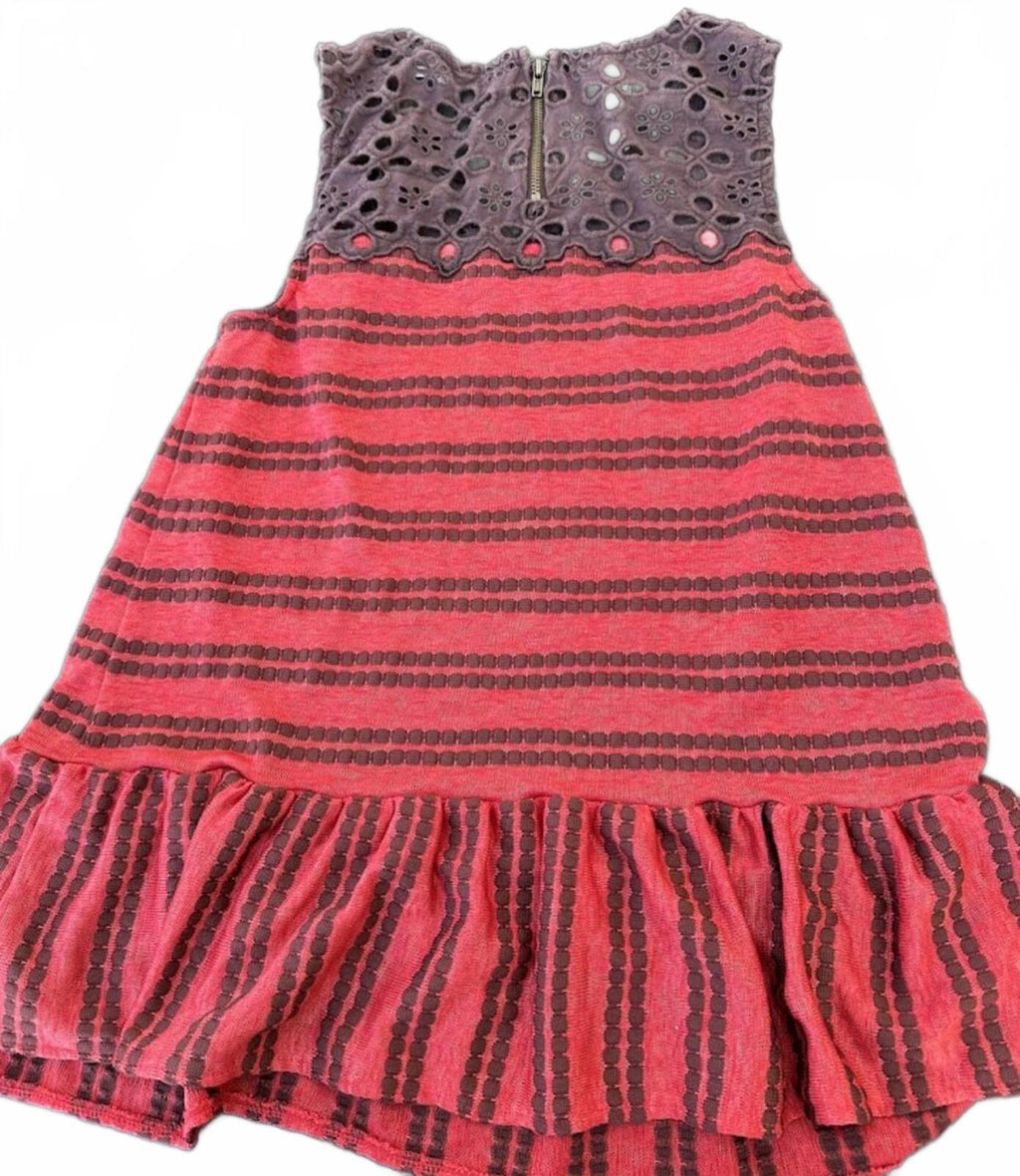 Free People Eyelet Peplum Tank XS