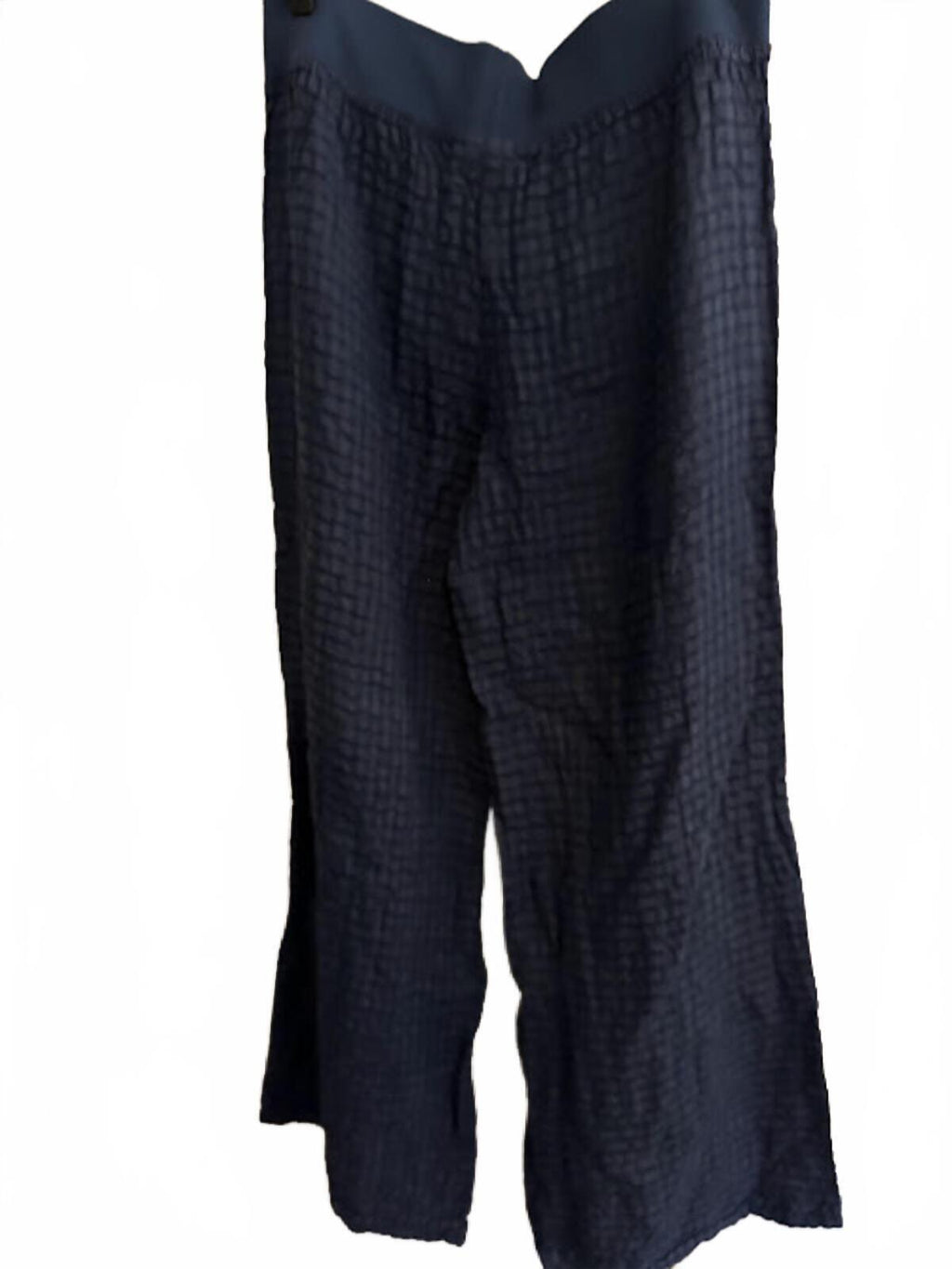 Linnea USA Navy Linen Blend Wide Leg Pants S