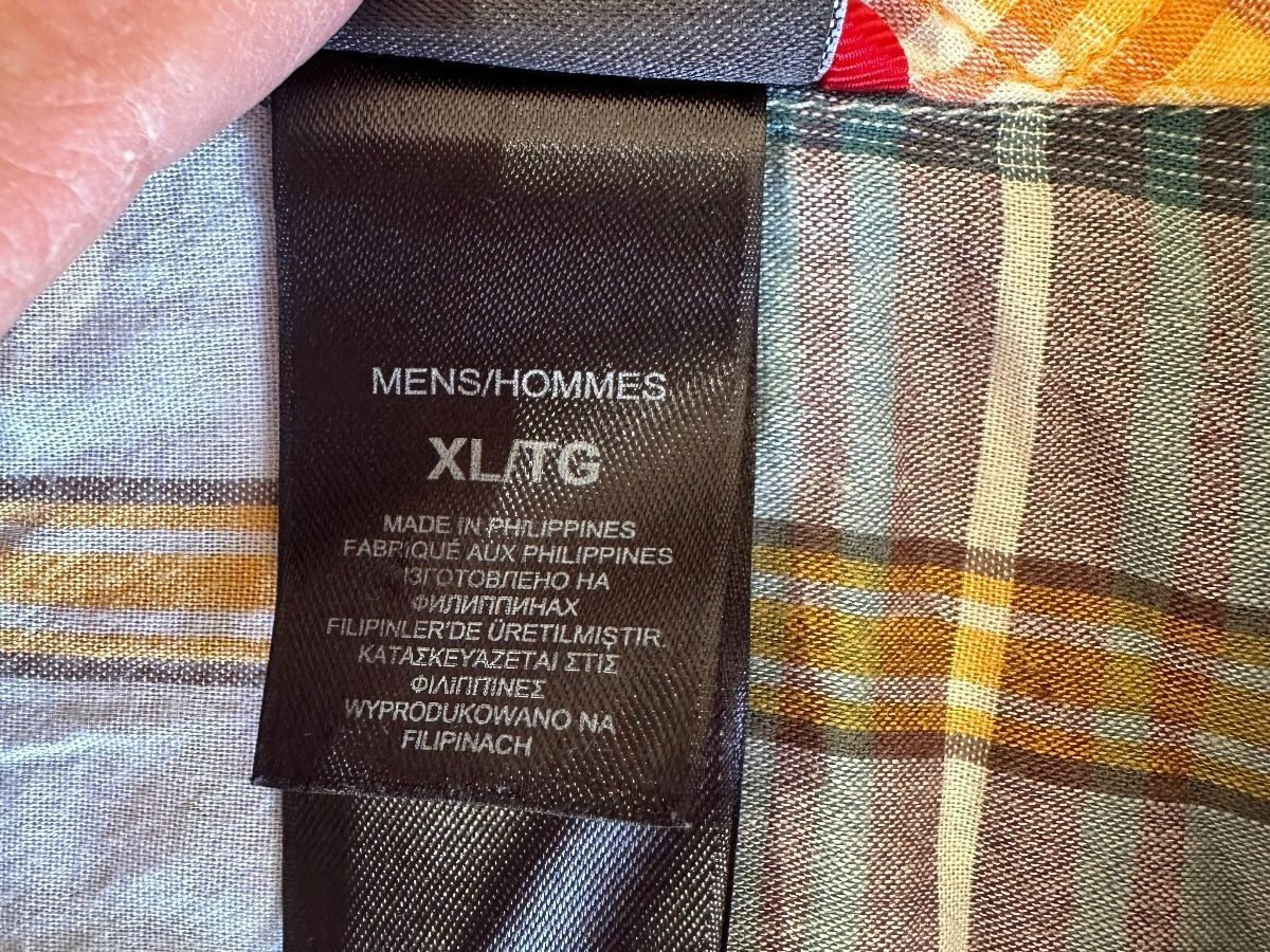The North Face Plaid Button-Up Shirt XL