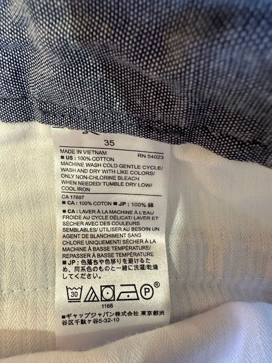 Banana Republic Aiden Seersucker Shorts 35