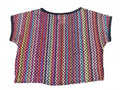 Damato Multicolor Knit Crop Top Small