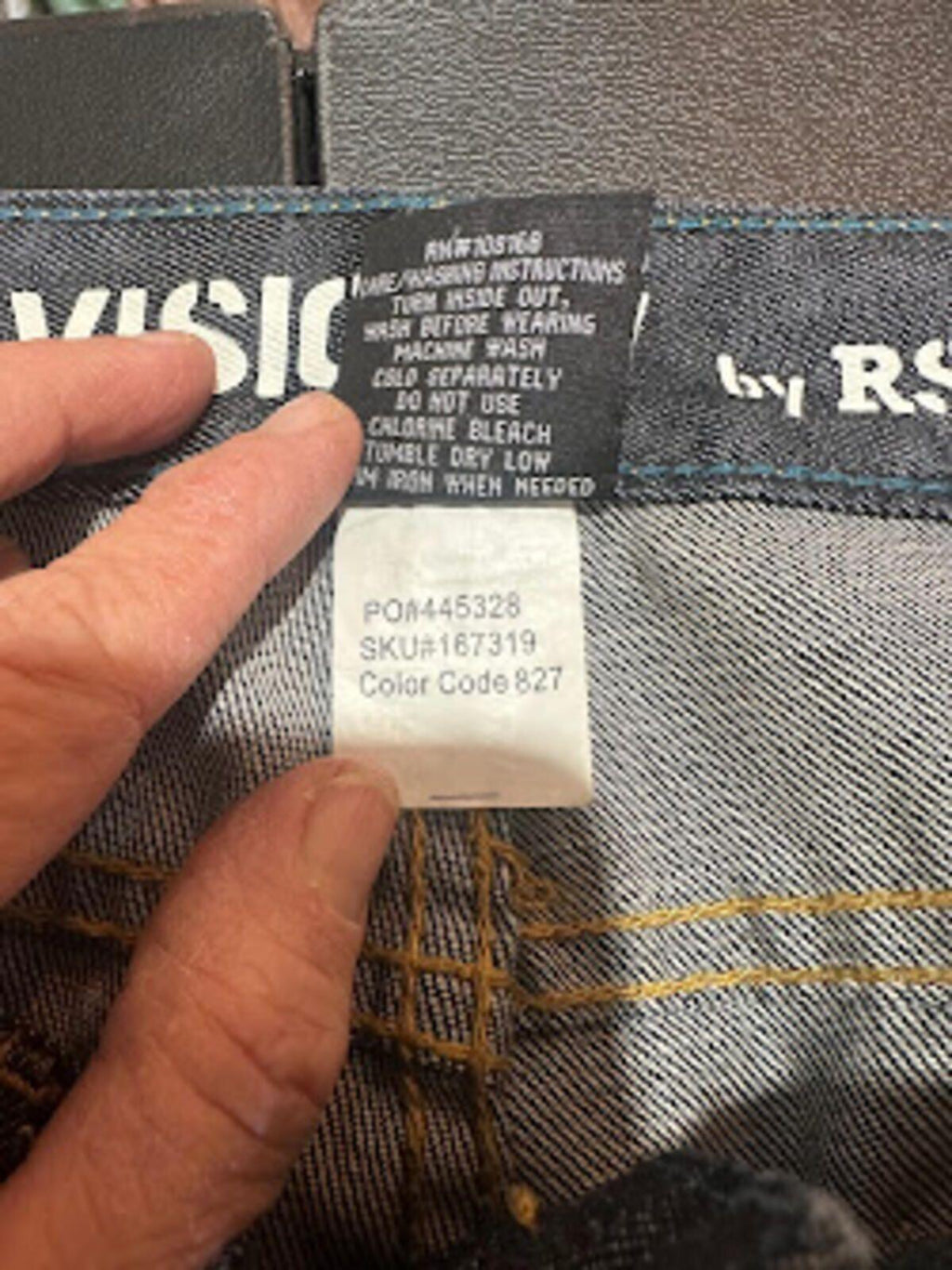 RSQ Division 7 Straight Leg Jeans 38x31