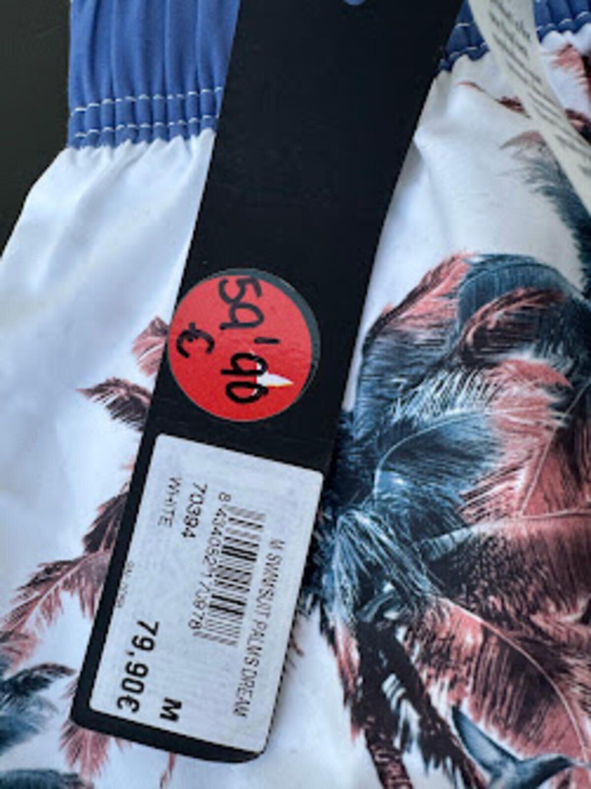 Ushuaïa Ibiza Palm Print Swim Shorts NWT