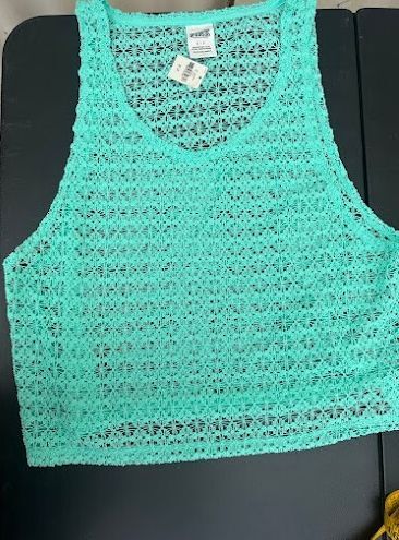 PINK Victoria's Secret Crochet Tank NWT