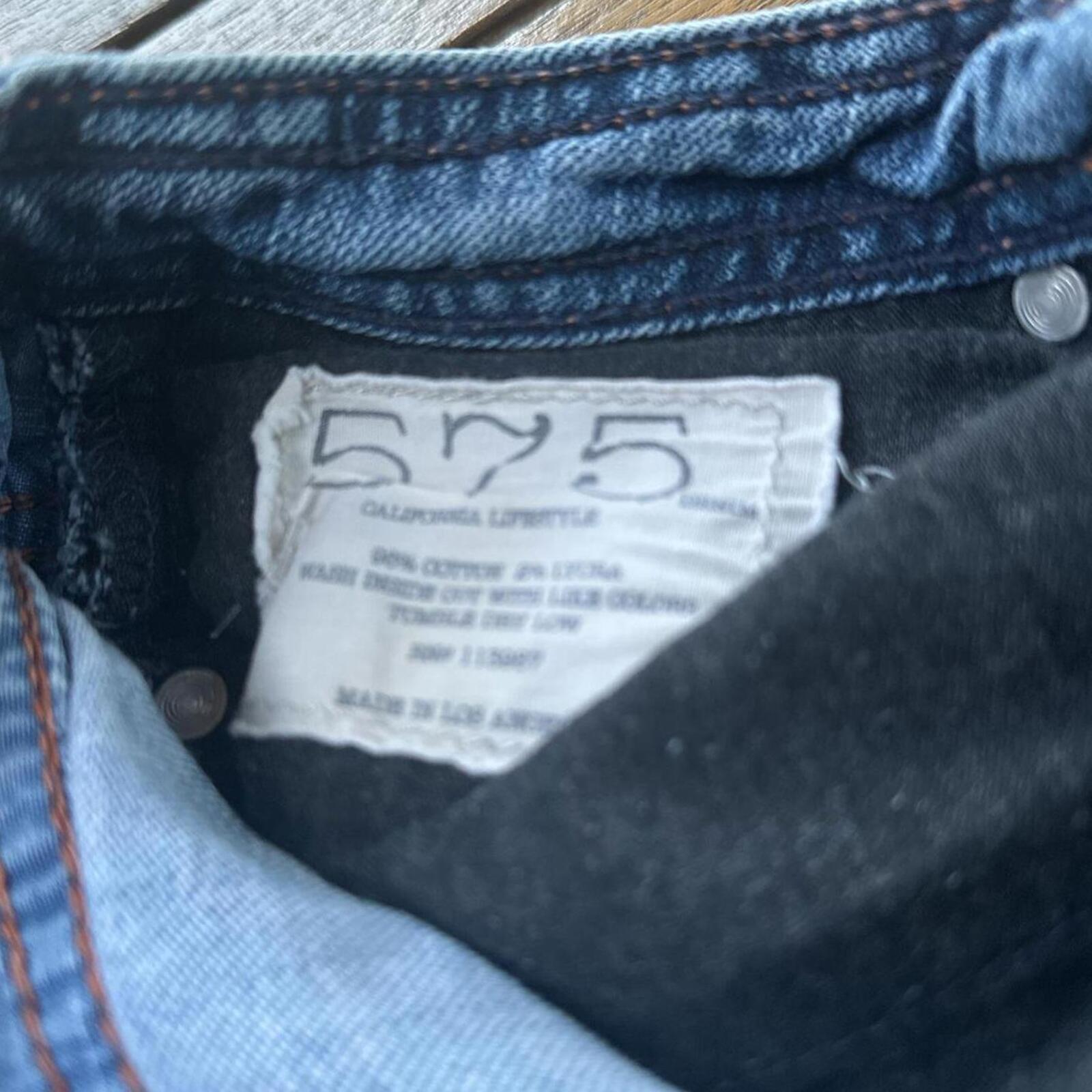 375 LA Denim Cutoff Shorts Distressed