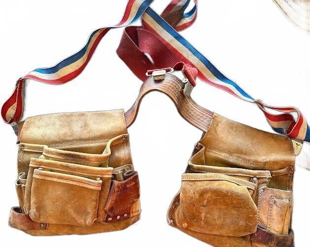 Vintage Atchison Leather Tool Belt A424-TE