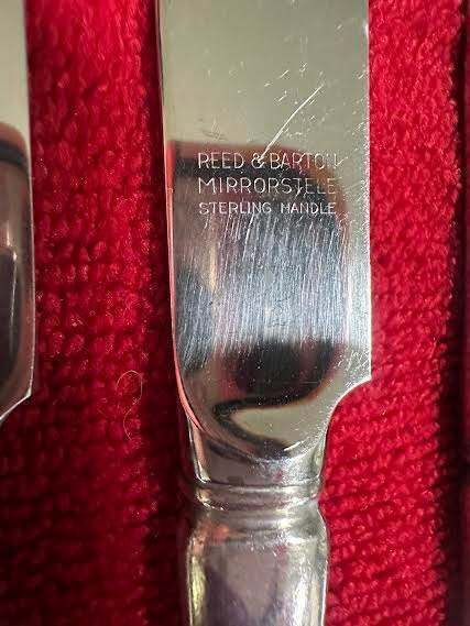 Reed & Barton Sterling Handle Dinner Knives Set of 5