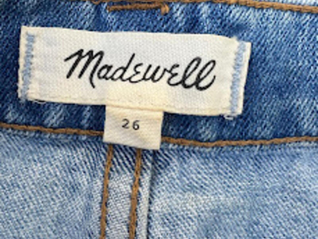 Madewell Light Wash Denim Skirt Size 26