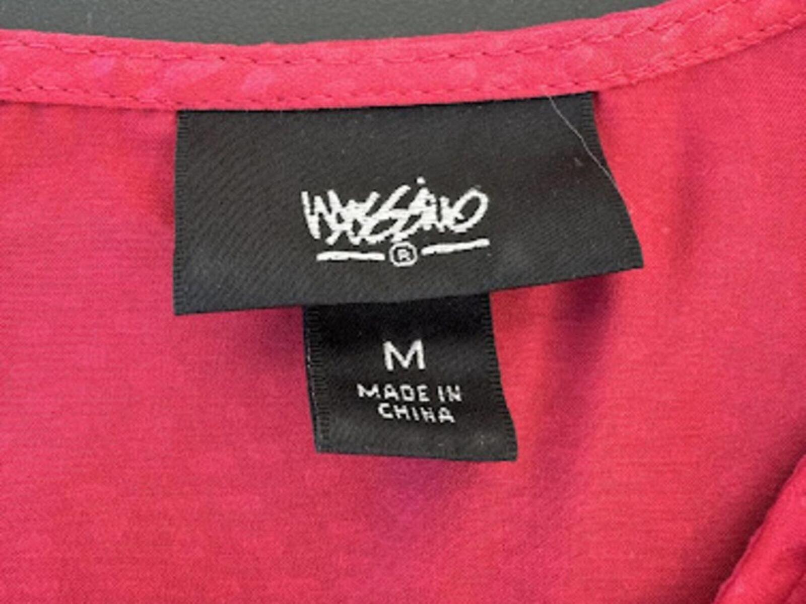 Mossimo Red Sleeveless Peplum Top M