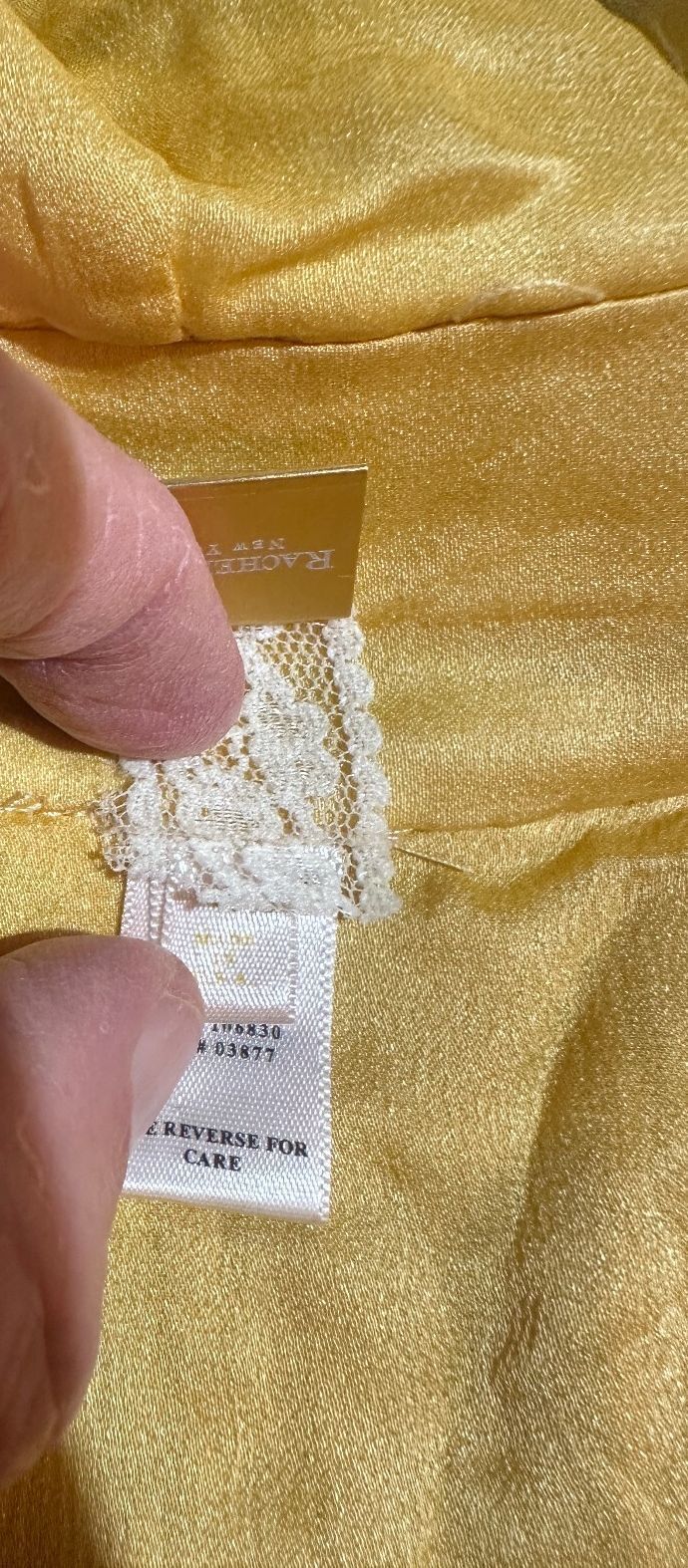 Rachel Roy Size 4 Yellow Pleated Ruffle Sleeveless Top
