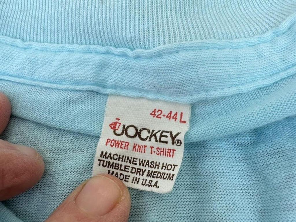 Vintage Pocket Tee Fade Graphic USA Single Stitch