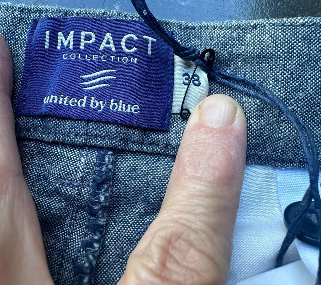 NWT Impact Collection Chambray Chino Shorts 38