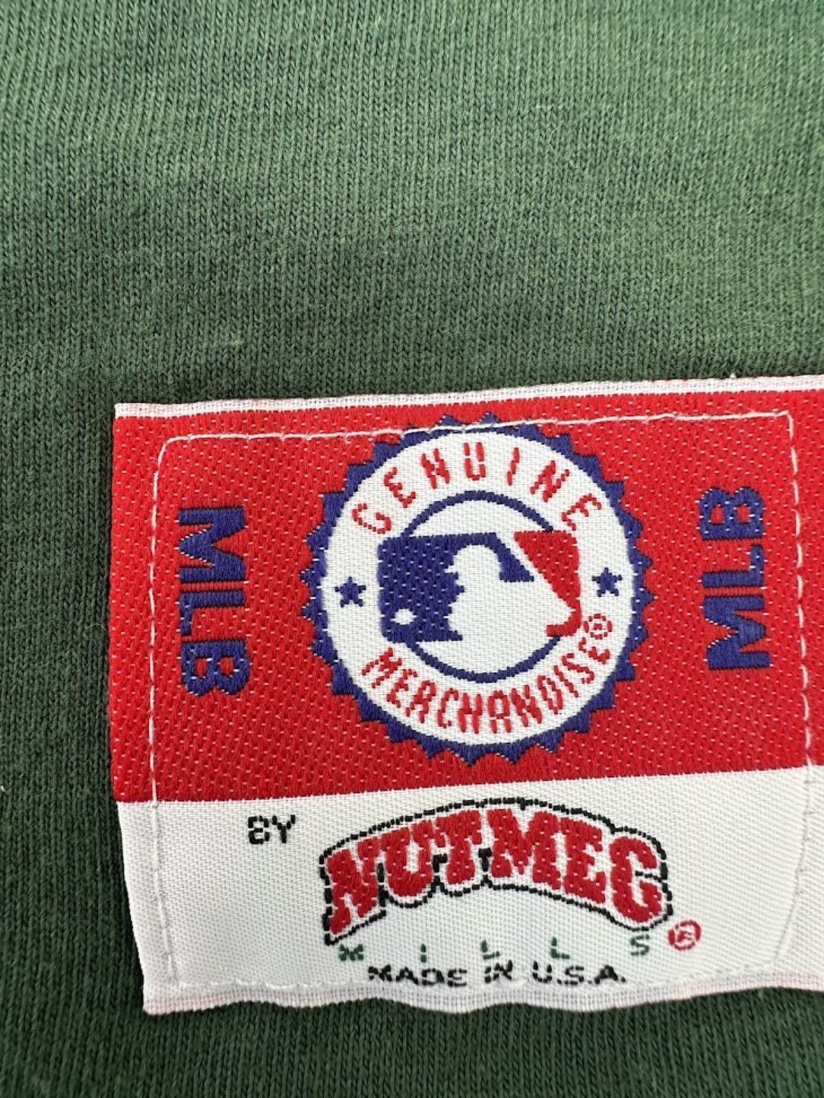 Vintage 1992 Oakland A’s Champs Nutmeg Tee L
