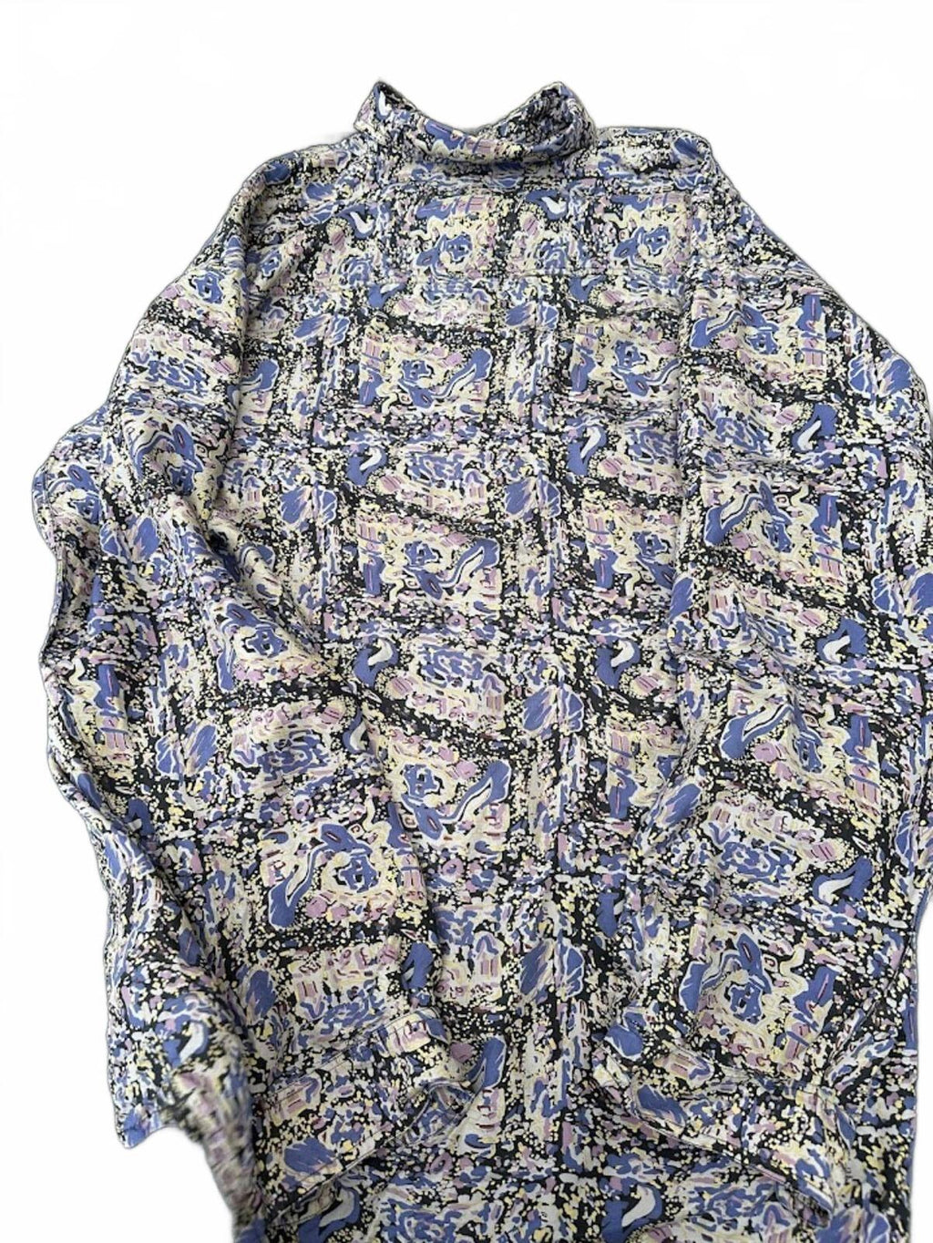 Vintage Subco Silk Abstract Shirt Large