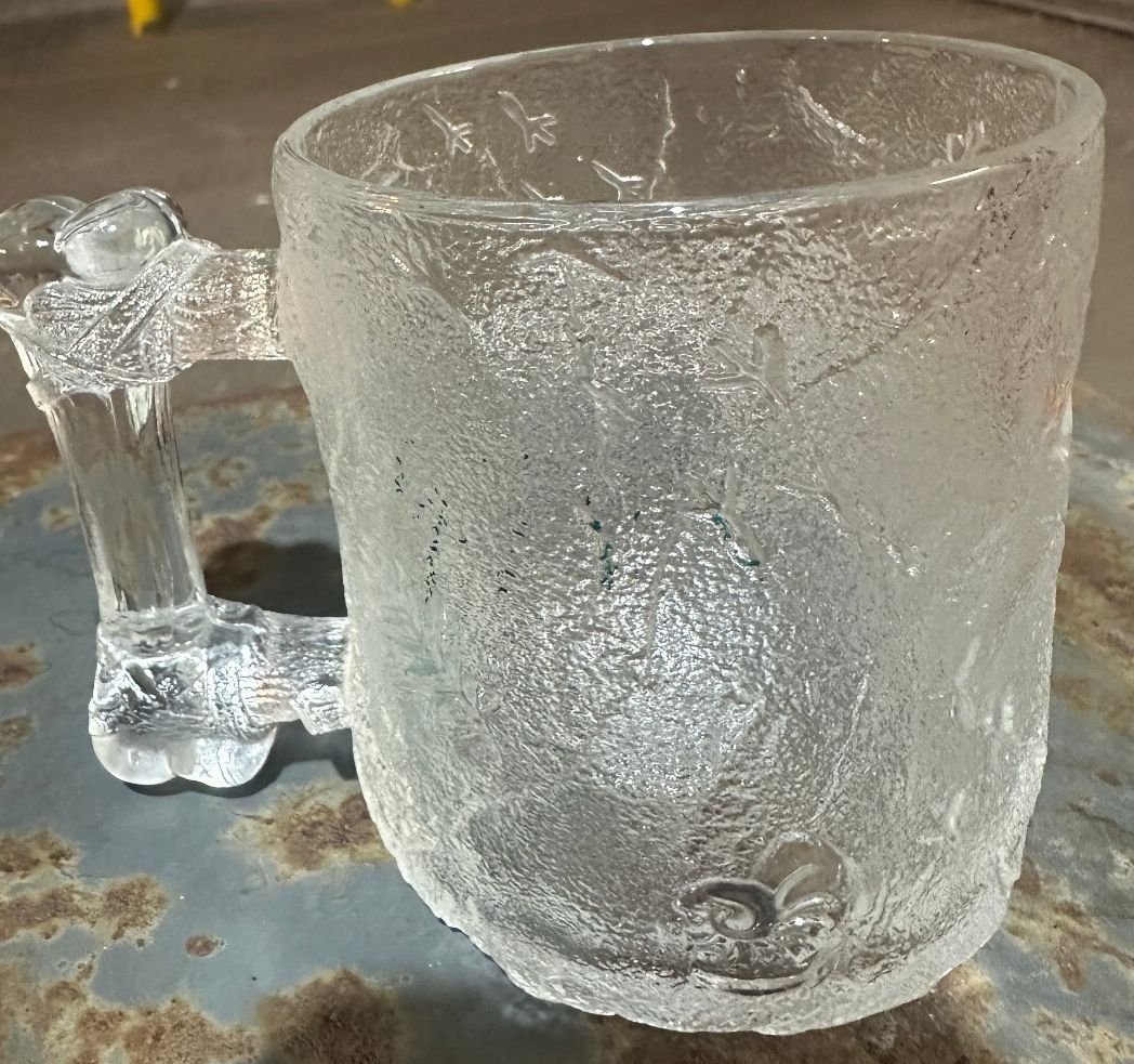 1993 McDonald's Flintstones Pre-Dawn Glass Bone Mug
