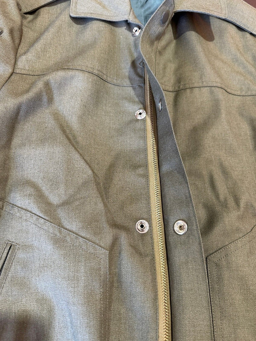 Olive Green Military Style Jacket Women's Small