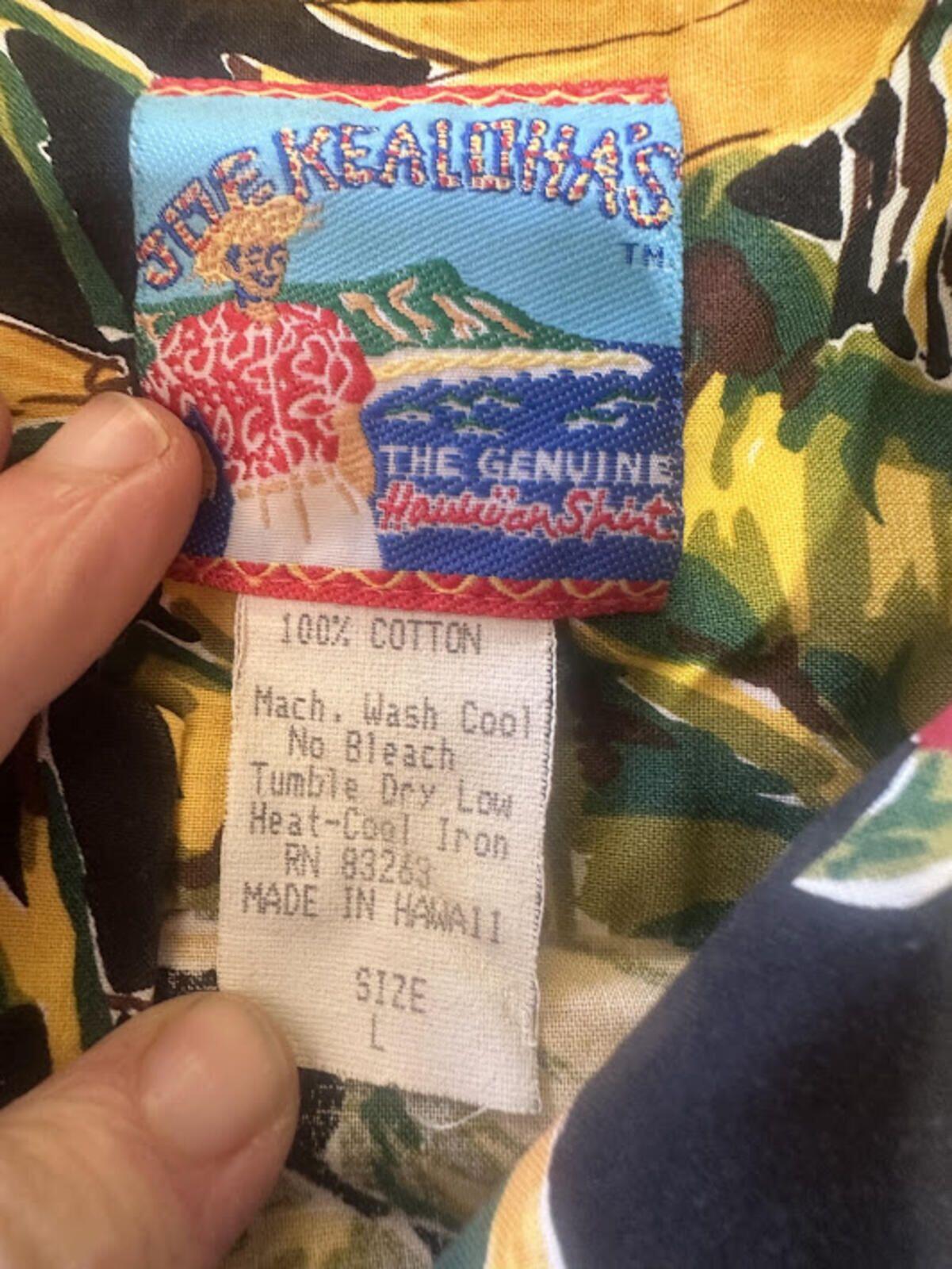 Joe Kealohas Banana Print Hawaiian Shirt