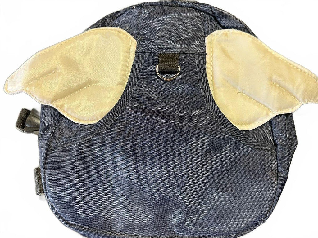 Novelty Angel Wings Mini Backpack Navy Blue