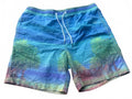 Micros Tropical Palm Print Swim Trunks Men's M