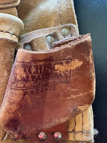 Vintage Atchison Leather Tool Belt A424-TE