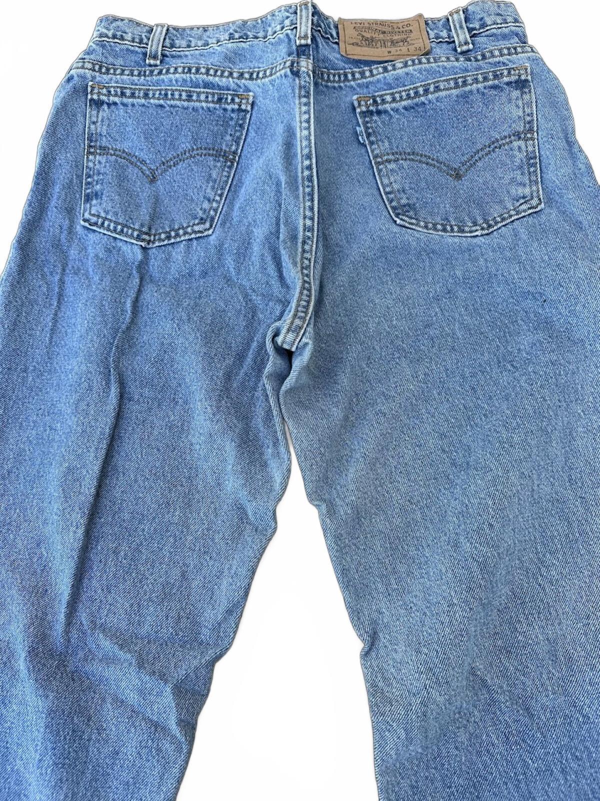 Levi's 550 USA Made Relaxed Fit Jeans 34x34