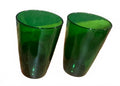 Vintage Anchor Hocking Georgian Green Tumblers Set of 2