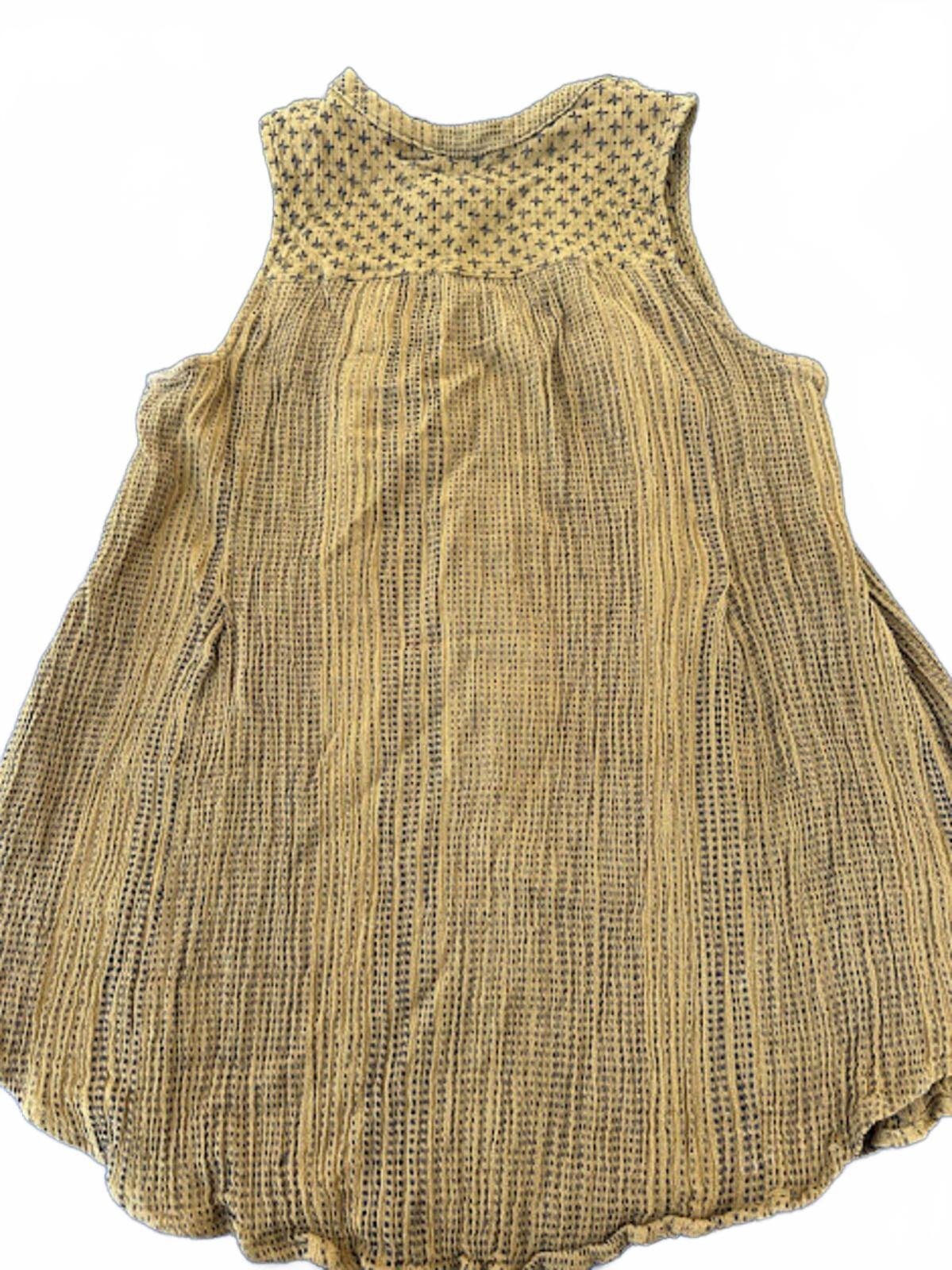 Anthropologie Akemi + Kin Mustard Tunic Top
