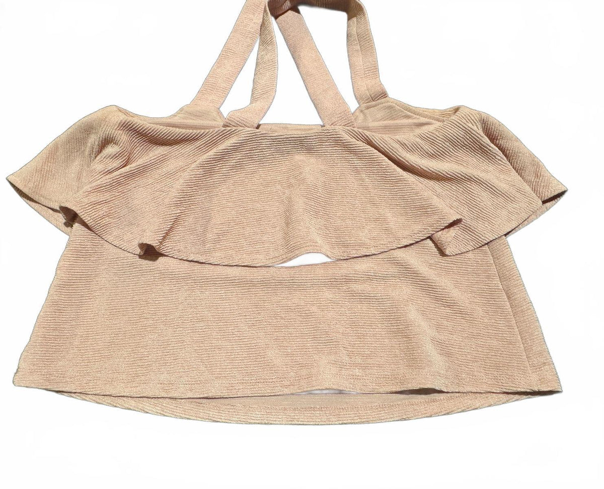 Madewell Texture & Thread Pink Tiered Tank Top S