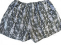 Vintage Ocean Blue Ikat Shorts Large