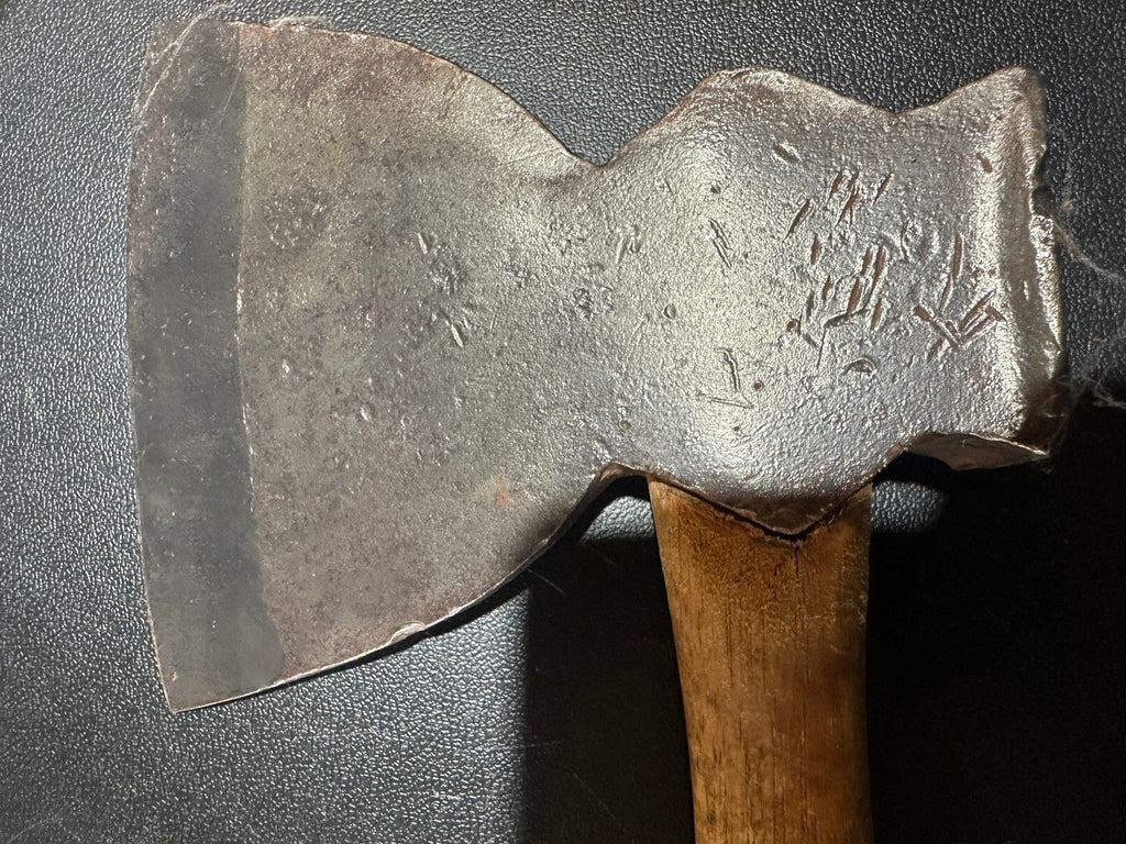 Antique W Hunt Hewing Hatchet Douglas Axe Co MA