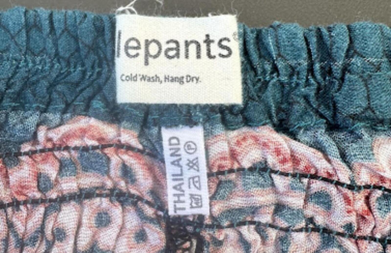 Elephant Print Thai Harem Pants Boho Joggers