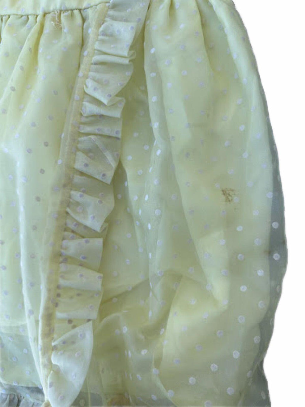 Vintage Robbie Rivers Yellow Party Dress 9