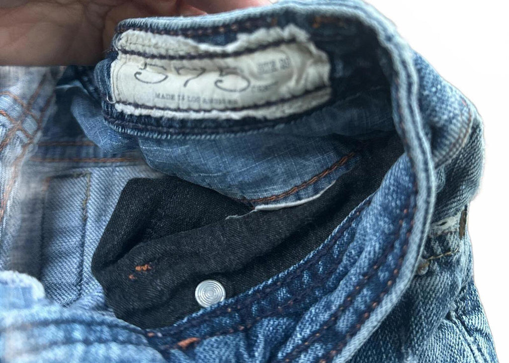 375 LA Denim Cutoff Shorts Distressed