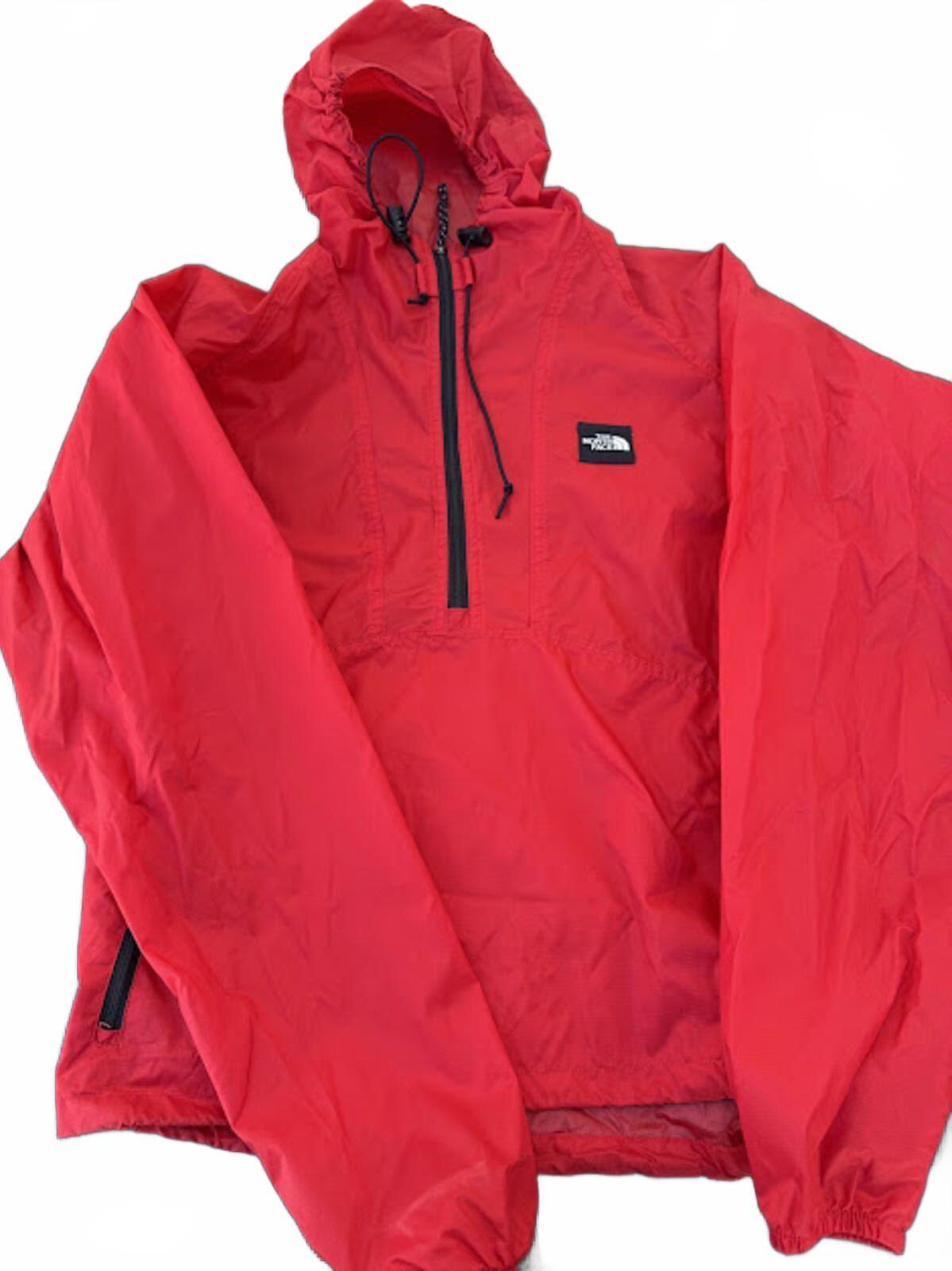 The North Face Red Half-Zip Windbreaker XS