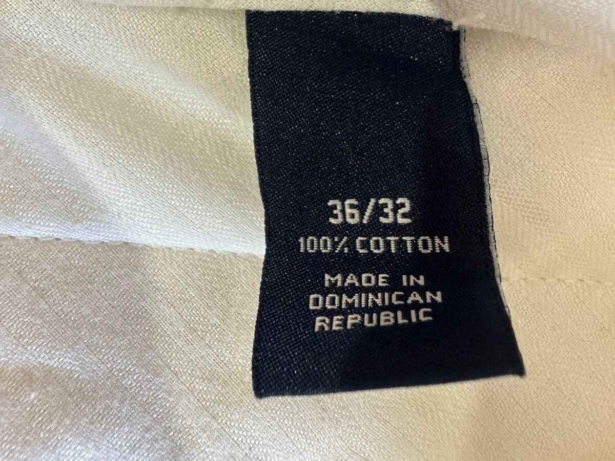 Ralph Lauren White Cotton Pants 36x32 Classic Fit