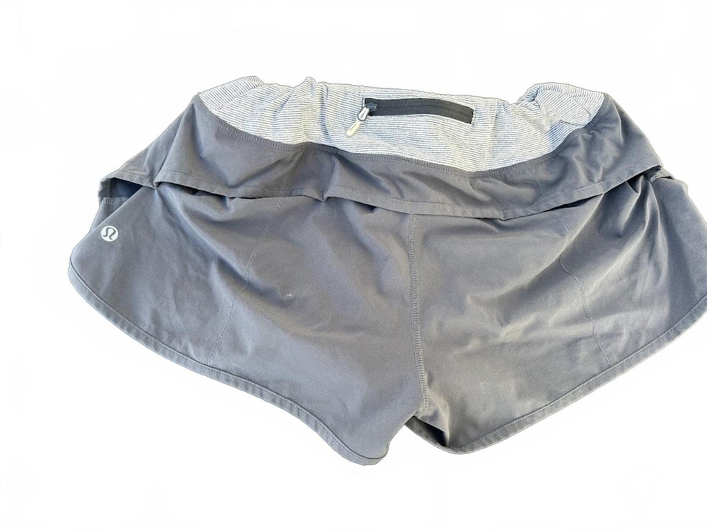 Lululemon Run Shorts Gray 2” Inseam Womens