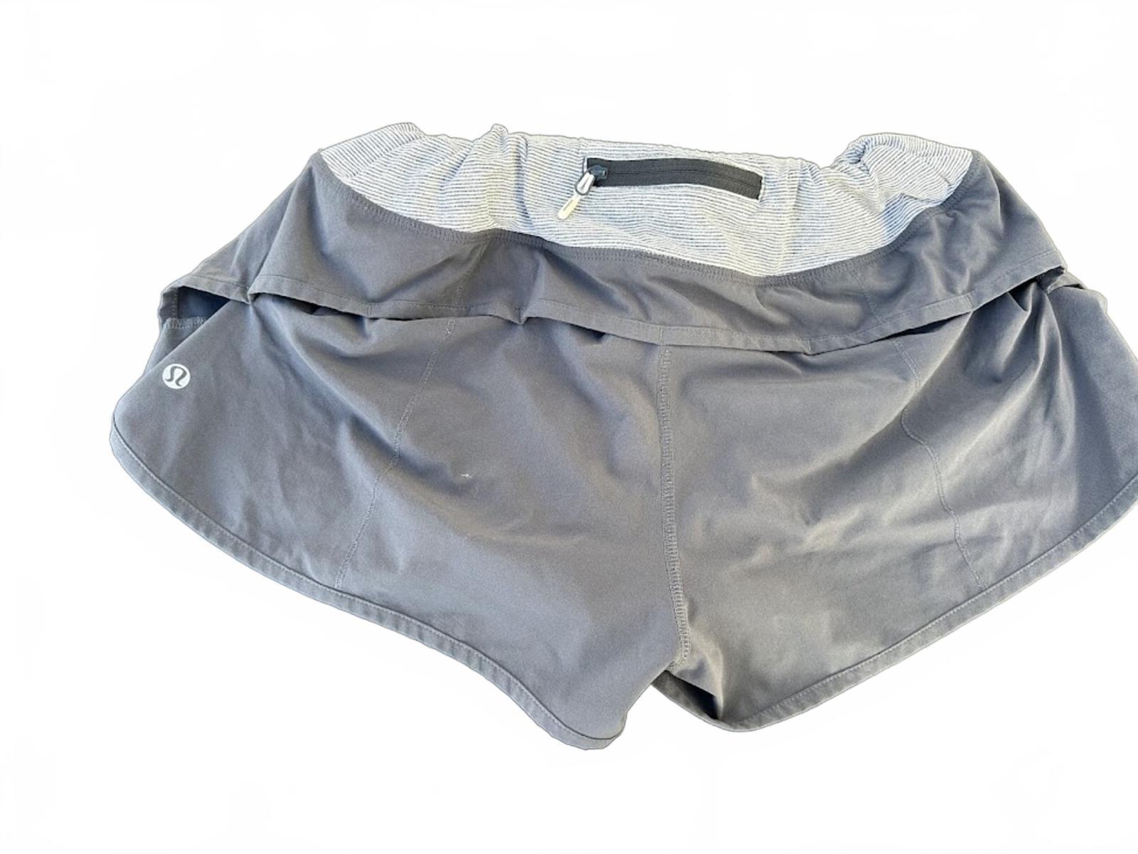 Lululemon Run Shorts Gray 2” Inseam Womens