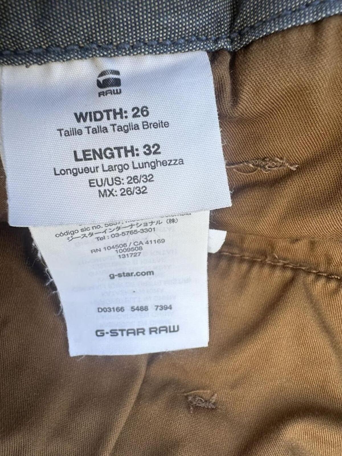 G-Star RAW Slim Chino Pants 26x32