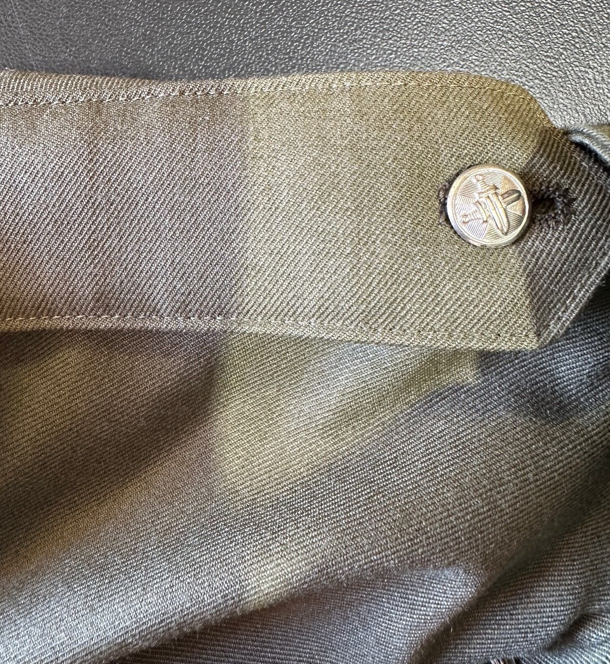 Olive Green Military Style Jacket Women's Small
