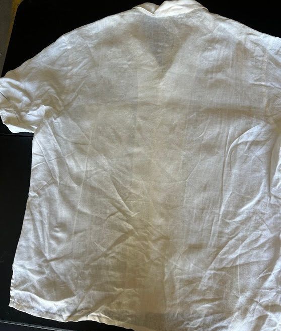 Boguta Linen Camp Shirt Off-White XXL