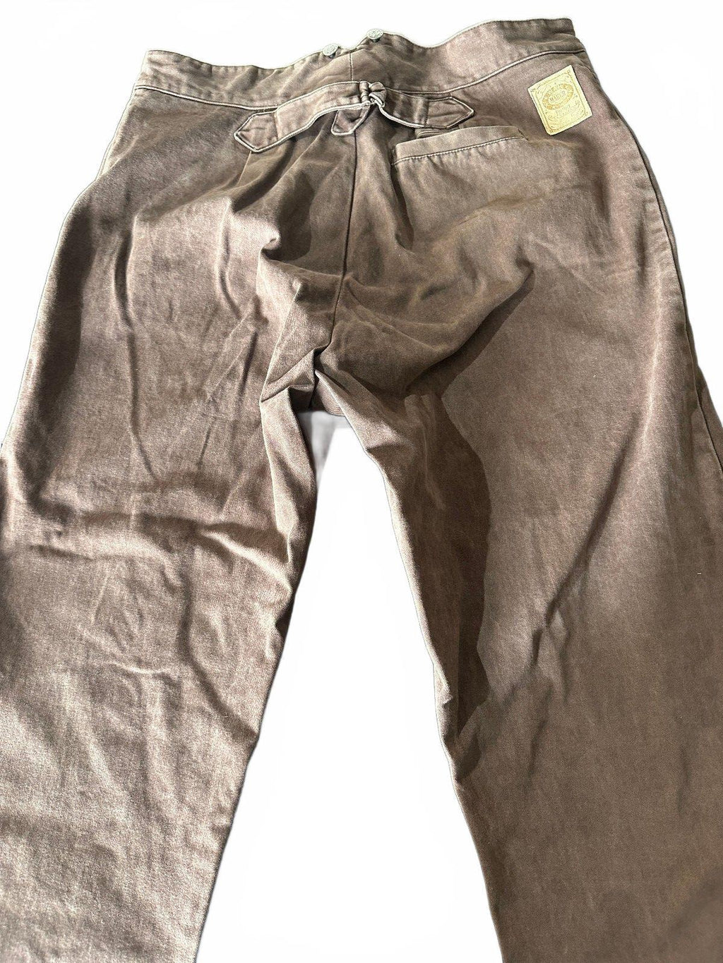 Frontier Brown Cotton Work Pants 38x32 USA