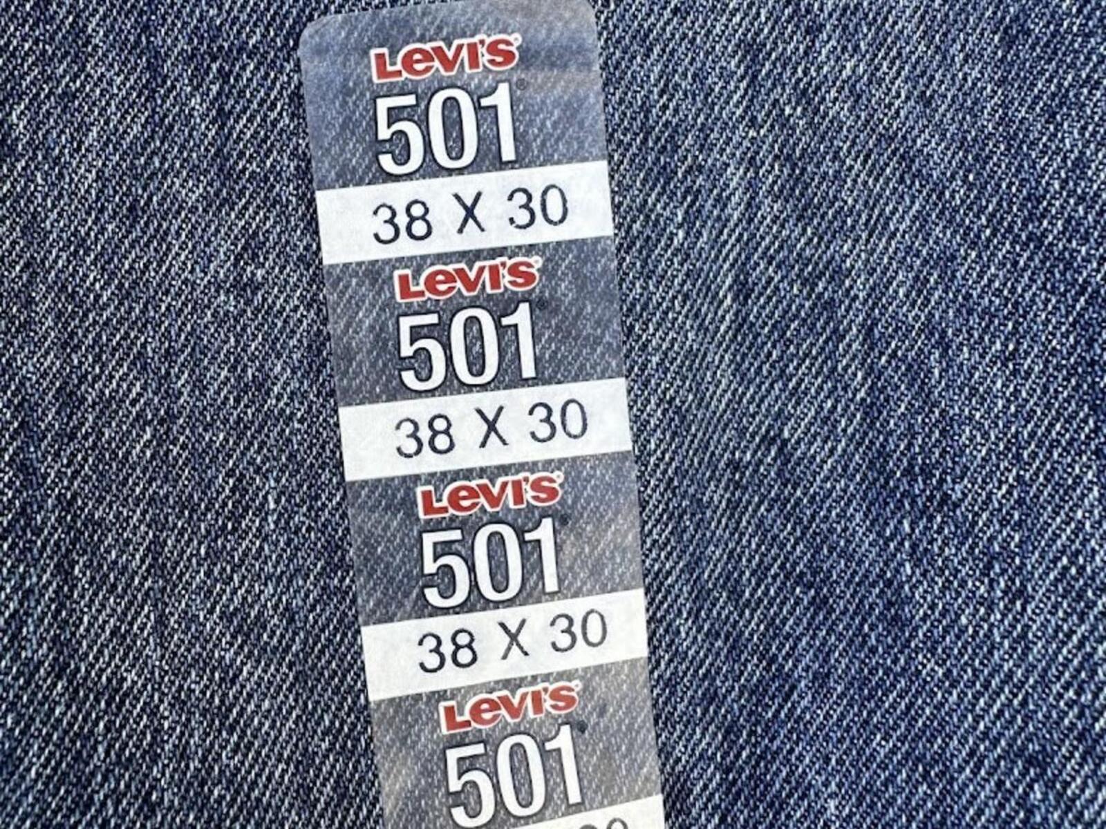 Levi’s 501 Button Fly Jeans NWT 38x30