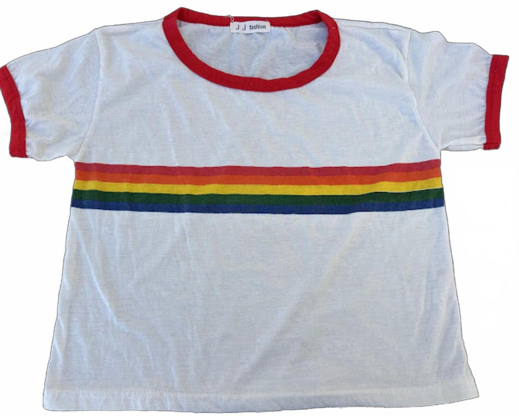 4 Cropped Graphic Tees Bundle Women’s M
