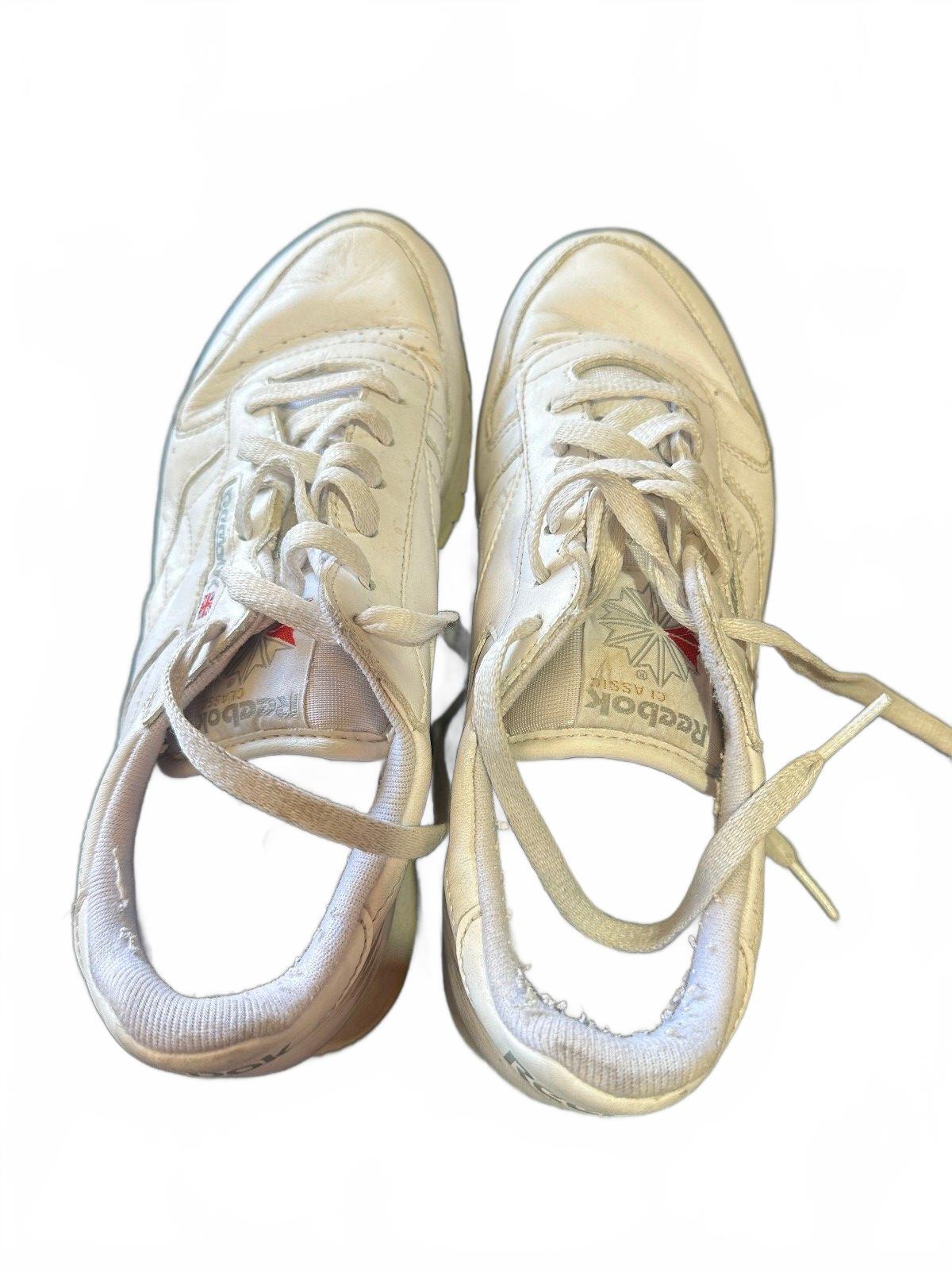 Reebok Classic Leather White Sneakers Women's 7