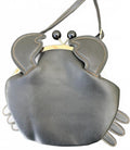 Novelty Crab Claw Frame Crossbody Bag Black