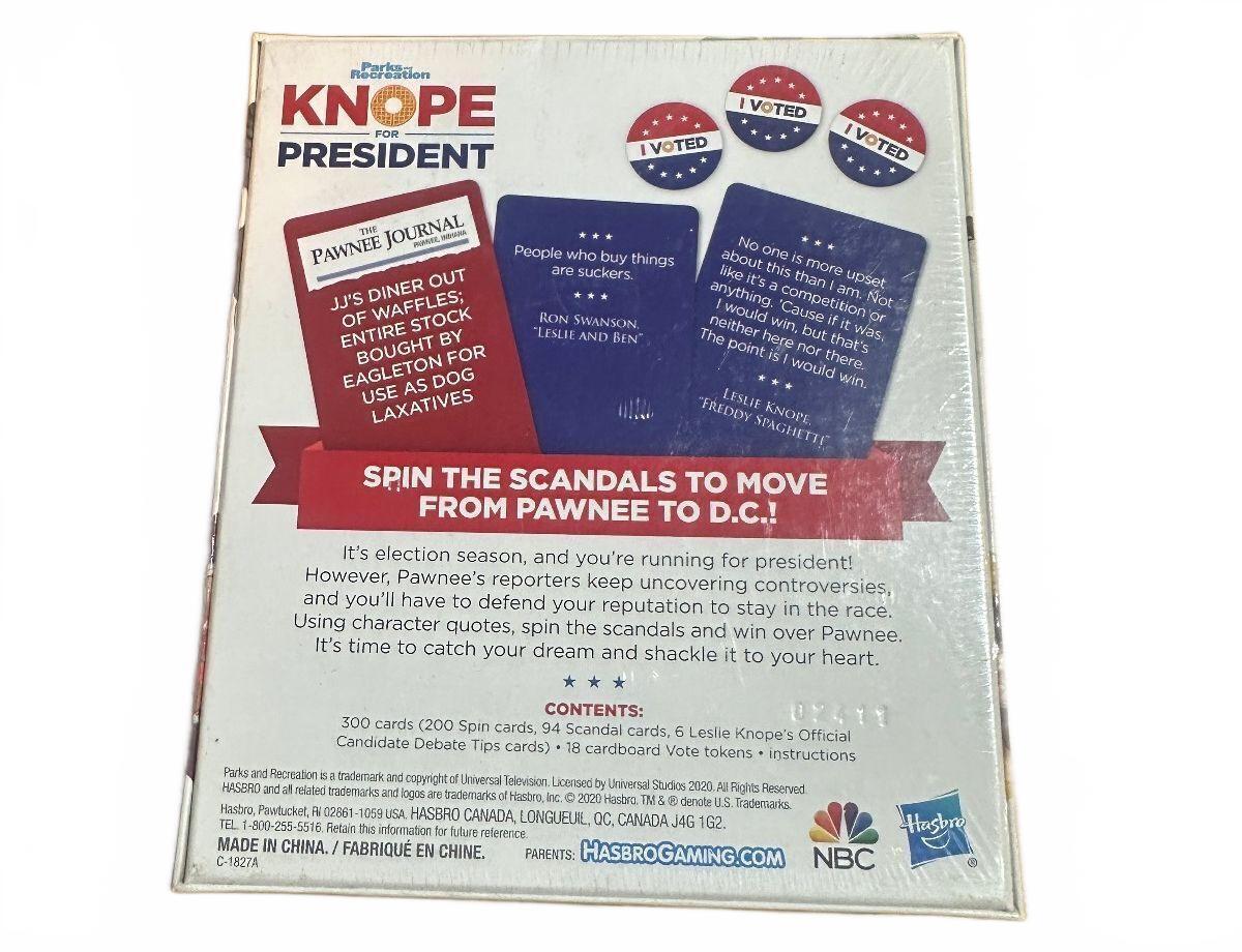 Parks & Rec Knope for President Game New Sealed