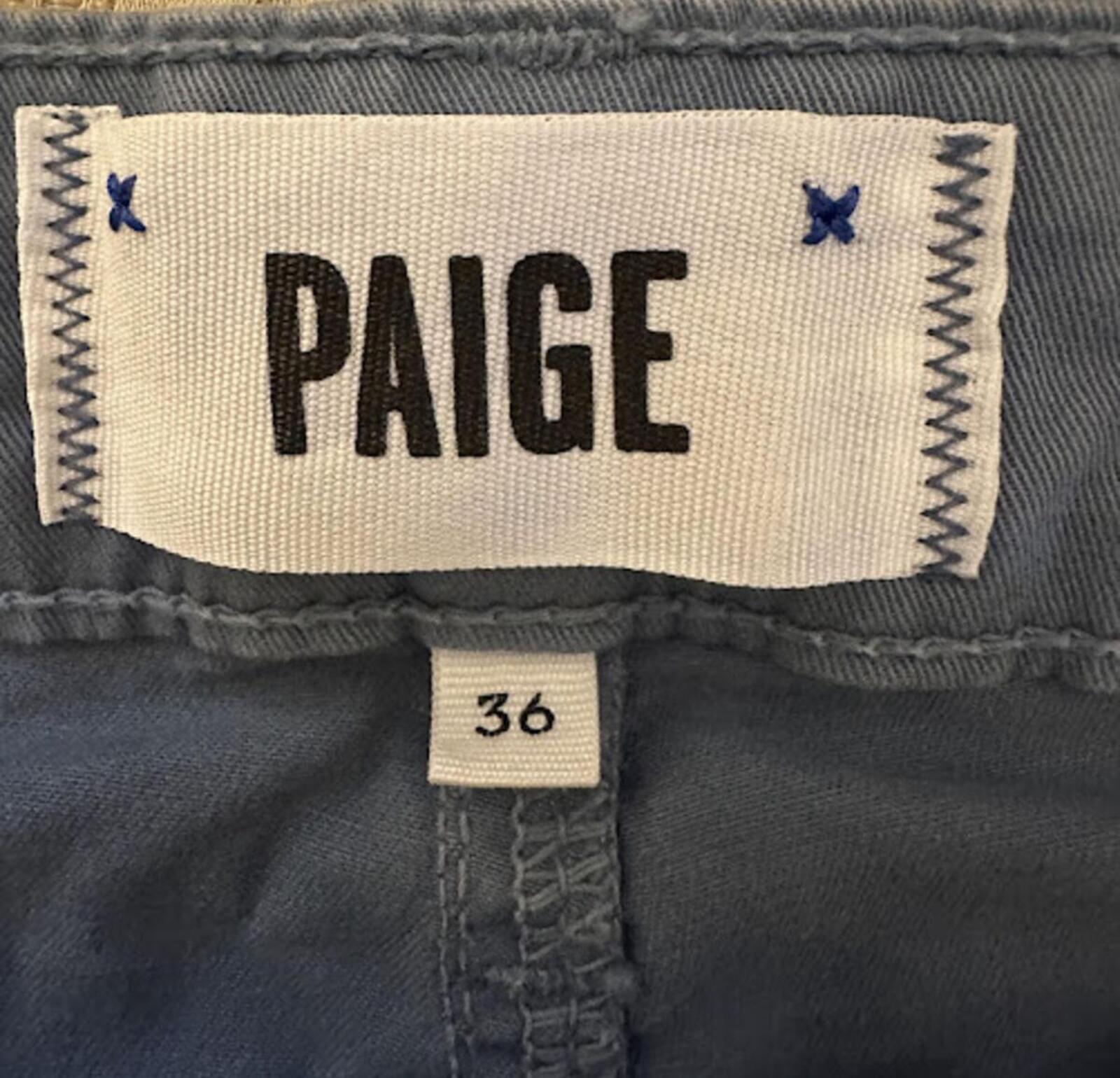 Paige Light Blue Chino Pants USA Made 36x29